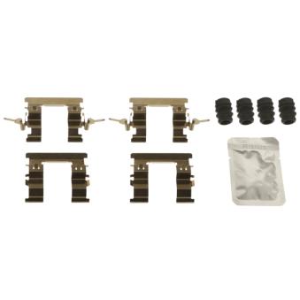 Kit d'accessoires, plaquette de frein à disque TRW PFK674 pour MAZDA RX 1.5 DCI - 110cv