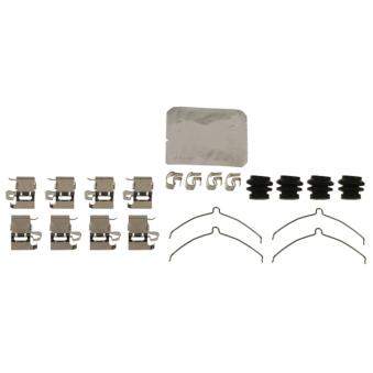 Kit d'accessoires, plaquette de frein à disque TRW PFK690 pour PORSCHE 911 2.0 D - 124cv