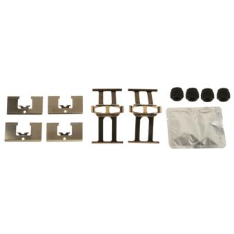 Kit d'accessoires, plaquette de frein à disque TRW PFK694 pour NISSAN NV200 2.0 - 156cv