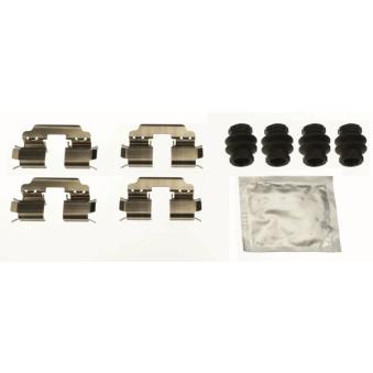 Kit d'accessoires, plaquette de frein à disque TRW PFK705 pour TOYOTA YARIS GLA 220 CDI / d - 163cv