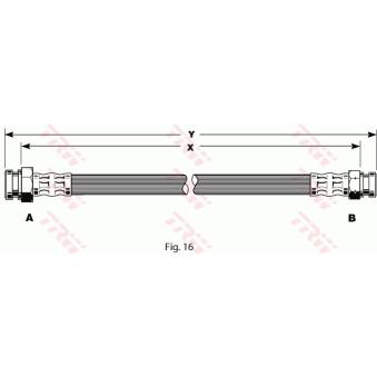 Flexible de frein TRW OEM J9694034405