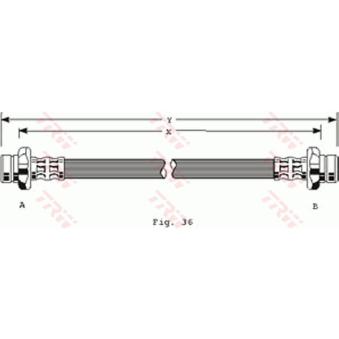Flexible de frein TRW OEM 91122281