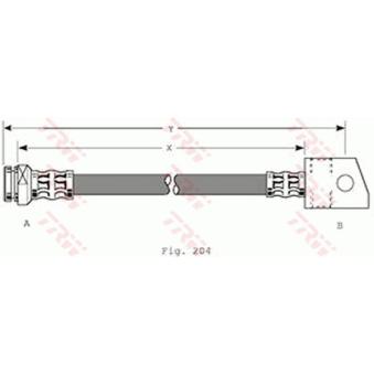 Flexible de frein TRW [PHA197]