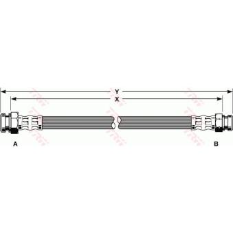 Flexible de frein TRW OEM MB857553
