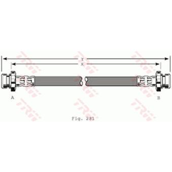 Flexible de frein TRW OEM 4621450J05