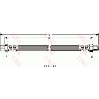 Flexible de frein TRW OEM 480648