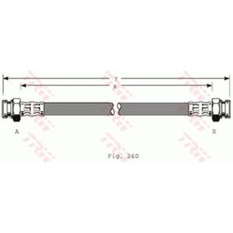 Flexible de frein TRW OEM BC1D43810