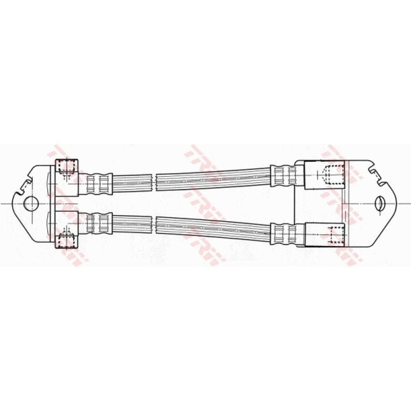 Flexible de frein TRW PHA499 - Visuel 1