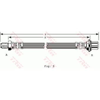 Flexible de frein TRW OEM 9094702493