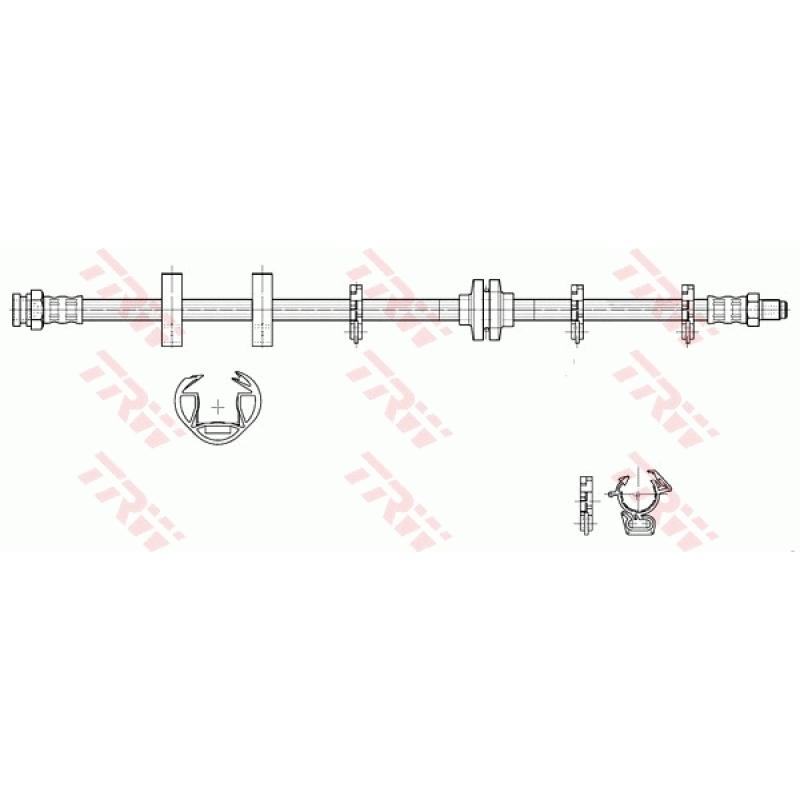 Flexible de frein TRW PHB187 - Visuel 1
