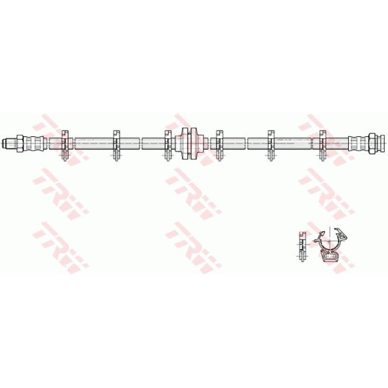 Flexible de frein TRW PHB223 - Visuel 1