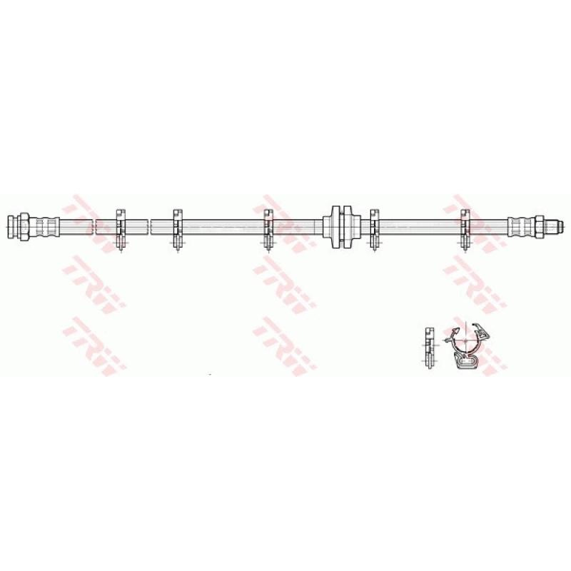 Flexible de frein TRW PHB225 - Visuel 1