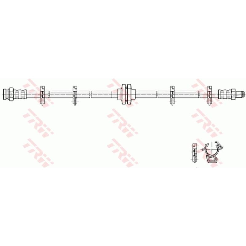 Flexible de frein TRW PHB230 - Visuel 1