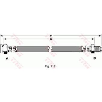 Flexible de frein TRW OEM 60511713