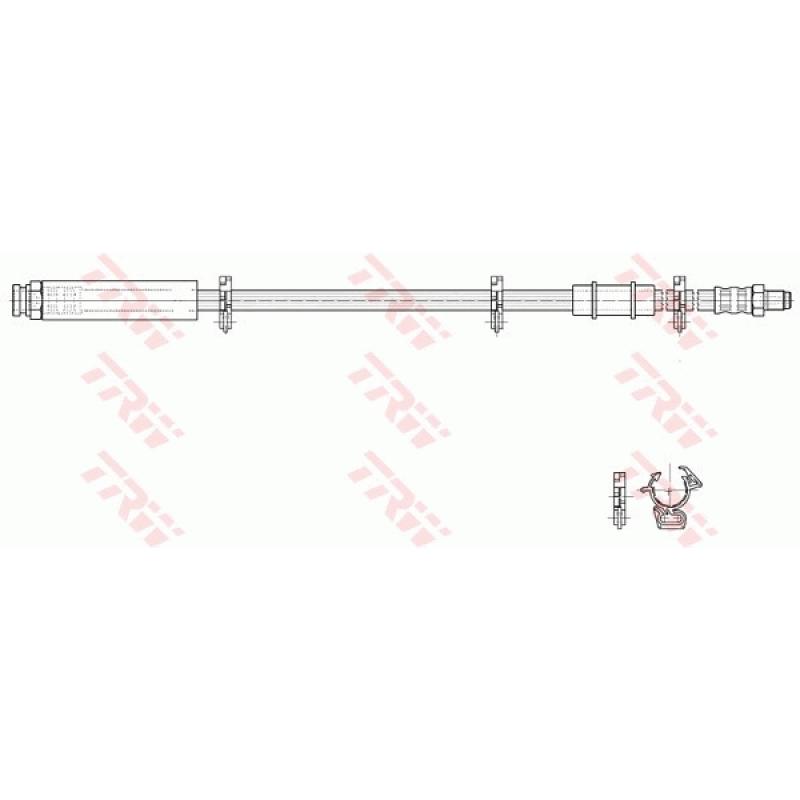 Flexible de frein TRW PHB292 - Visuel 1