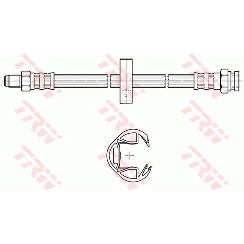 Flexible de frein TRW PHB302 - Visuel 1