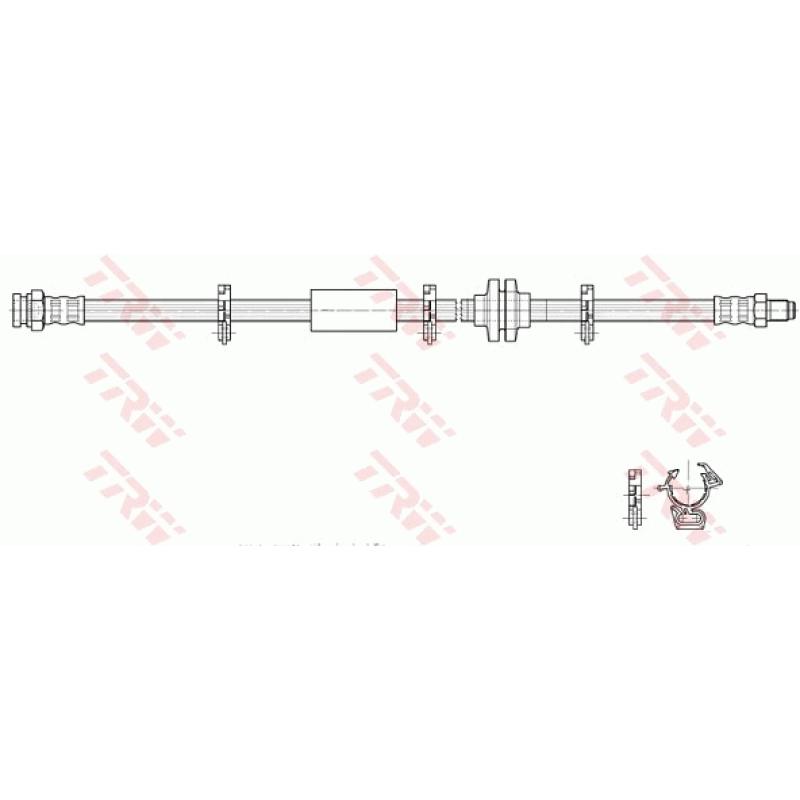 Flexible de frein TRW PHB362 - Visuel 1