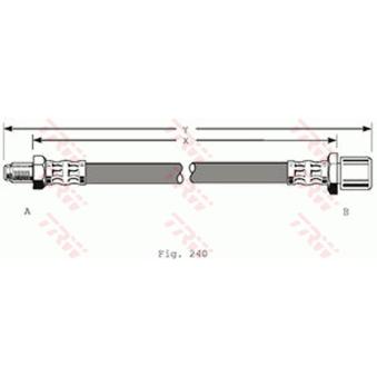 Flexible de frein TRW PHB374