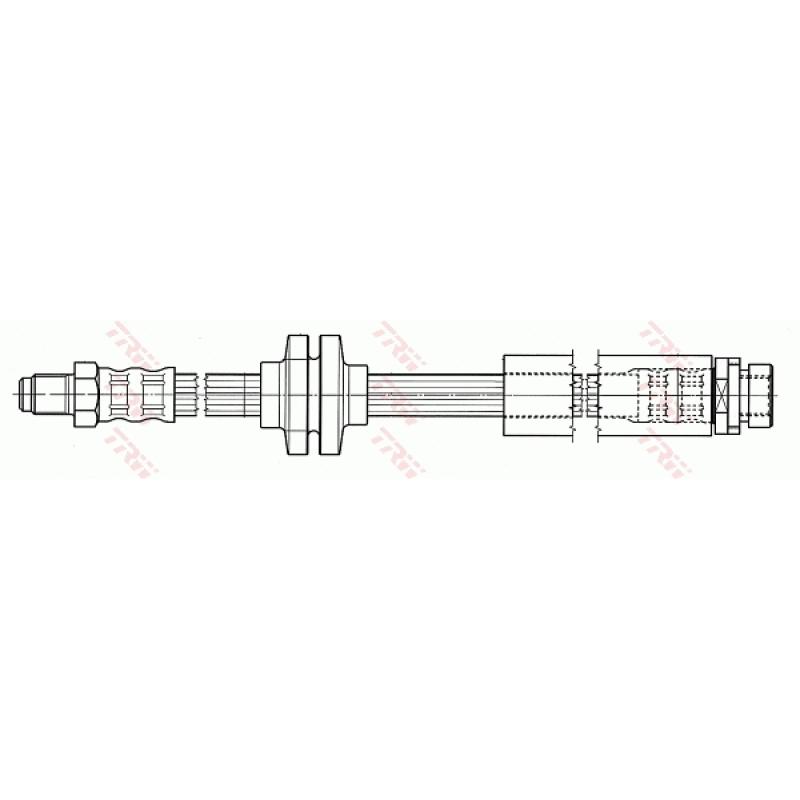 Flexible de frein TRW PHB565 - Visuel 1