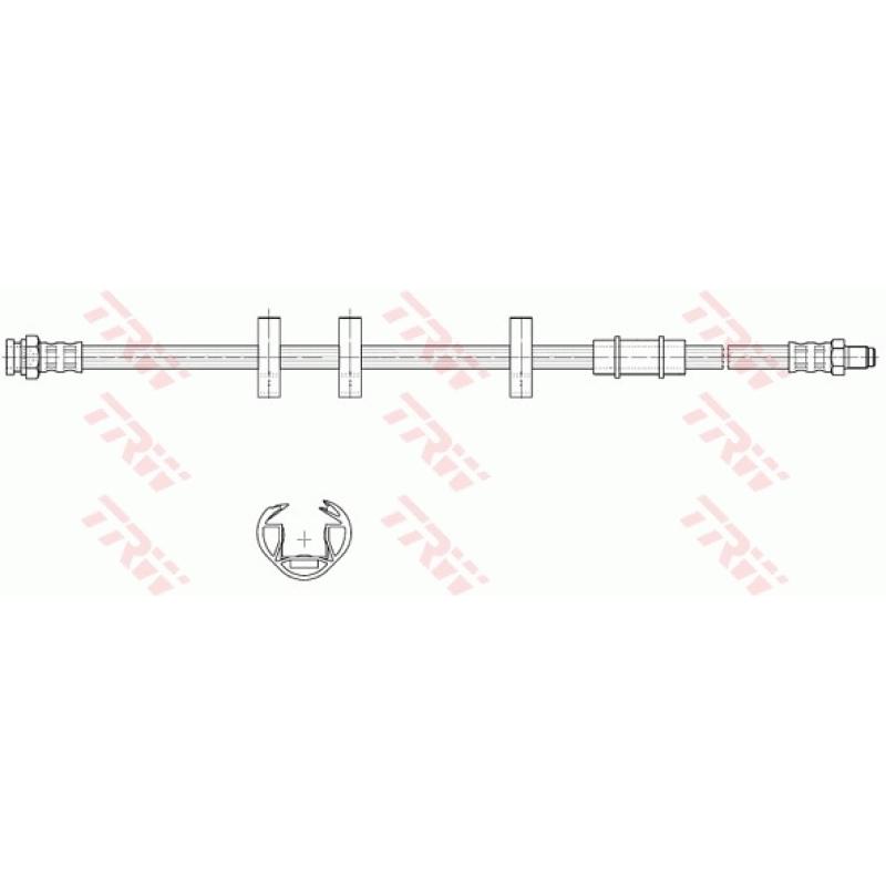 Flexible de frein TRW PHB580 - Visuel 1