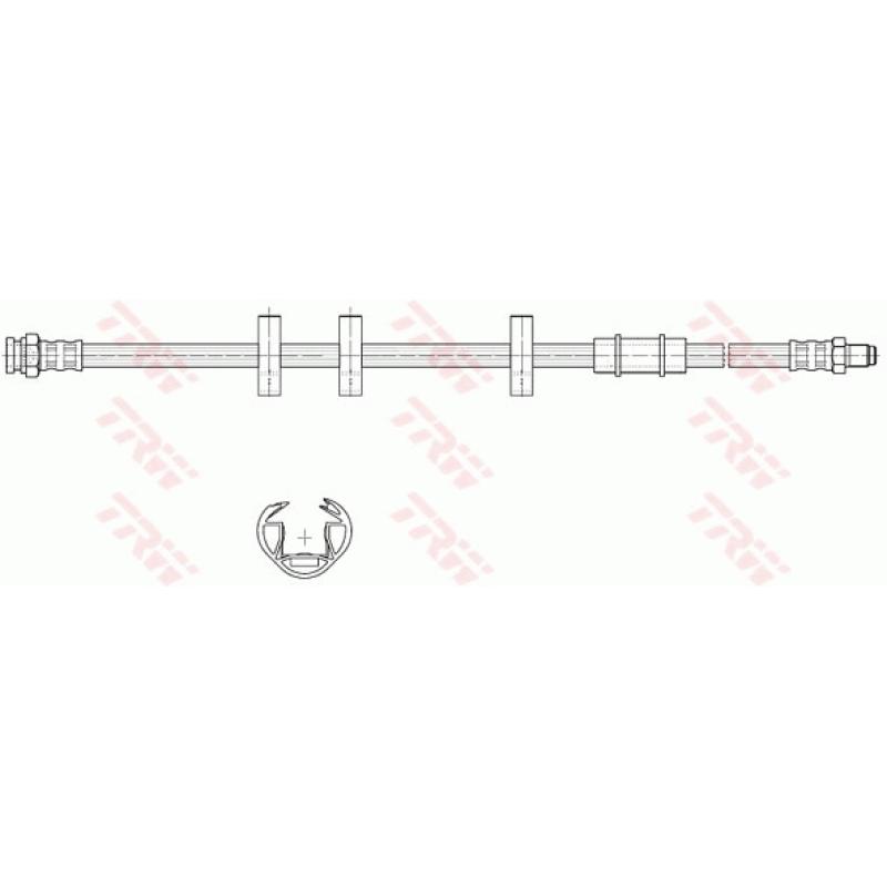 Flexible de frein TRW PHB580 - Visuel 2