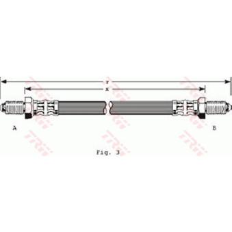 Flexible de frein TRW PHC138