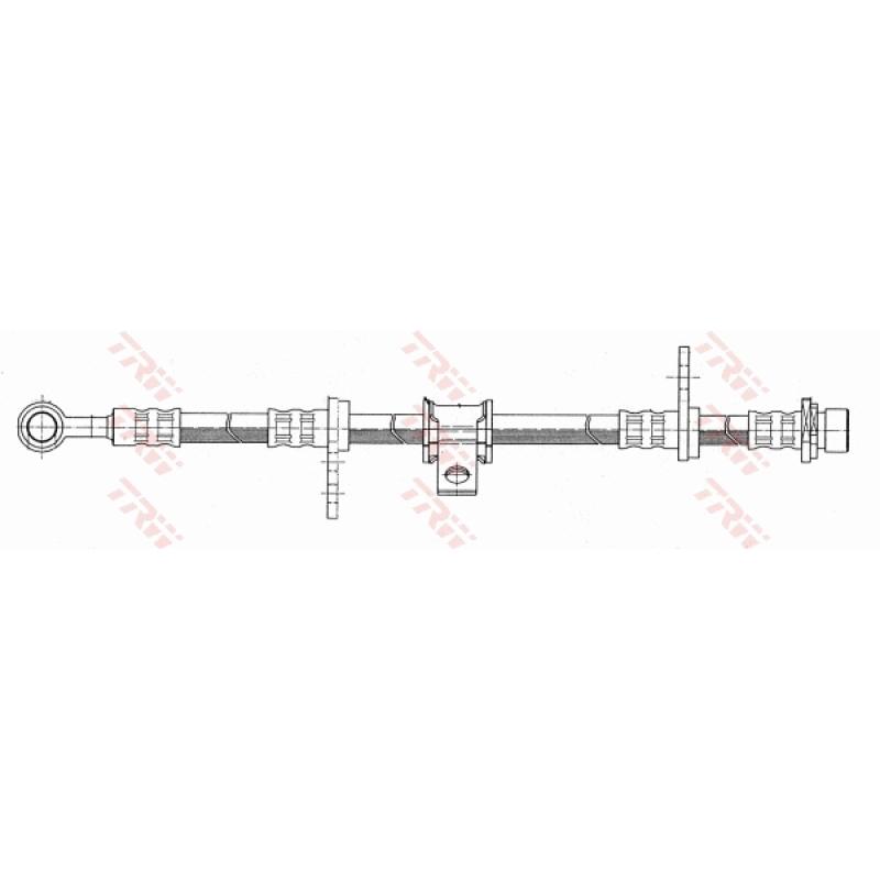 Flexible de frein TRW PHD101 - Visuel 1
