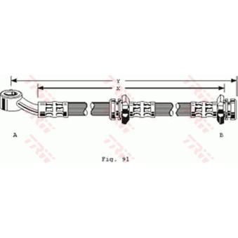 Flexible de frein TRW PHD128