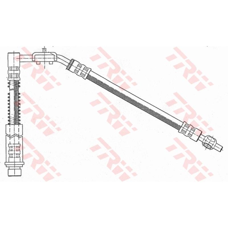 Flexible de frein TRW PHD257 - Visuel 1