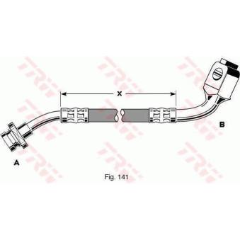 Flexible de frein TRW OEM 46211EK400 Flexible de frein TRW OEM 46211EK400