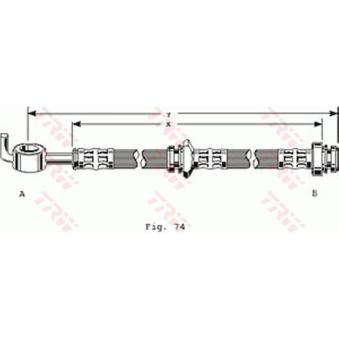 Flexible de frein TRW OEM 94385433 Flexible de frein TRW OEM 94385433