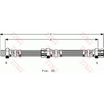 Flexible de frein TRW PHD327 Flexible de frein TRW PHD327