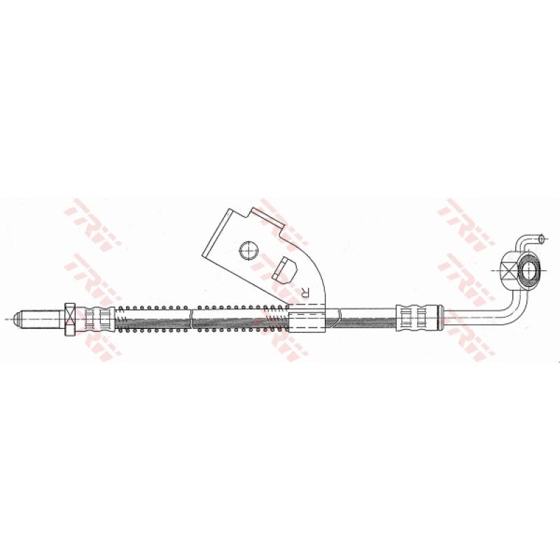 Flexible de frein TRW PHD342 - Visuel 1
