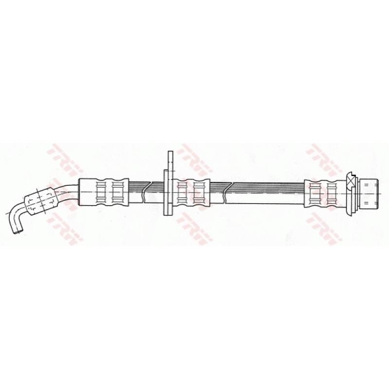 Flexible de frein TRW PHD372 - Visuel 1