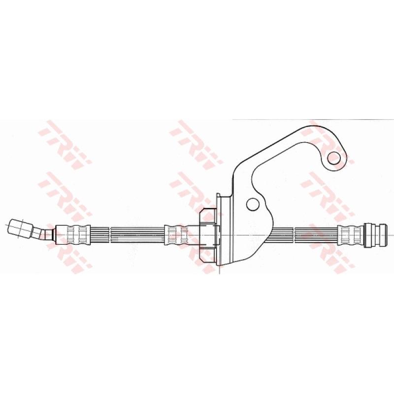 Flexible de frein TRW PHD624 - Visuel 1