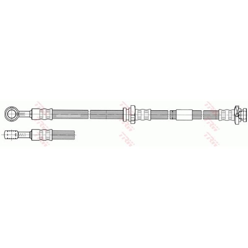 Flexible de frein TRW PHD668 - Visuel 1