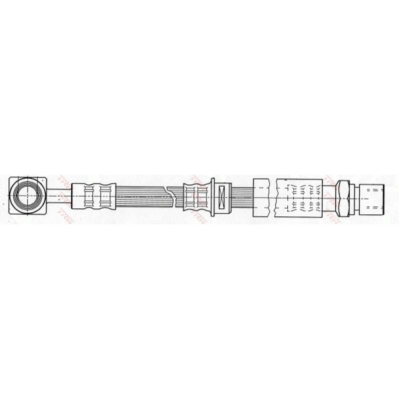 Flexible de frein TRW PHD676 - Visuel 1