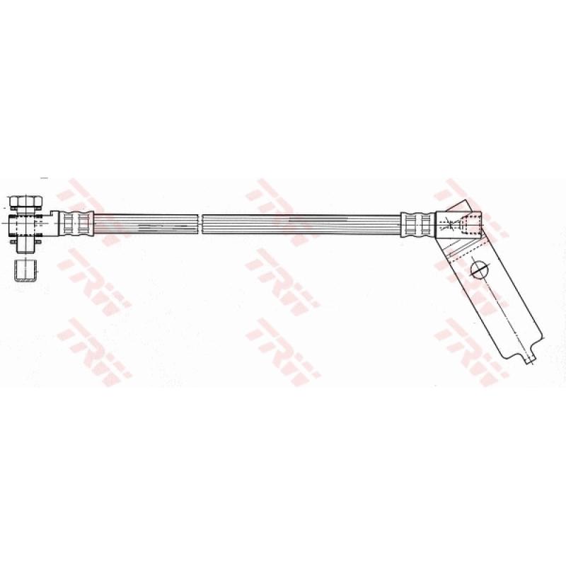 Flexible de frein TRW PHD952 - Visuel 2