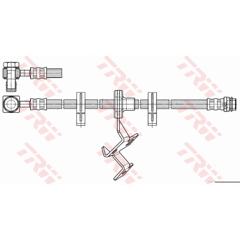 Flexible de frein TRW PHD966 - Visuel 1