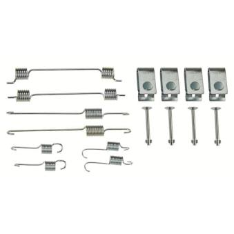 Kit d'accessoires, mâchoire de frein TRW SFK207 pour AUDI A4 1.3 - 60cv