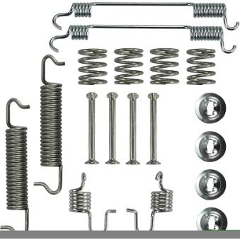 Kit d'accessoires, mâchoire de frein TRW SFK314 pour RENAULT MASTER 2.5 D - 80cv