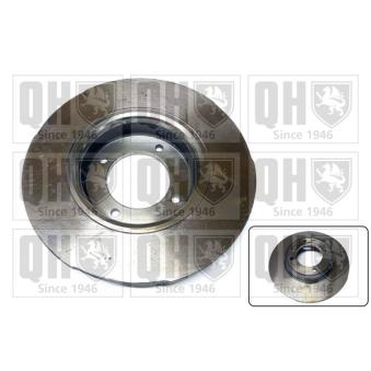 Jeu de 2 disques de frein avant QUINTON HAZELL [BDC3172]