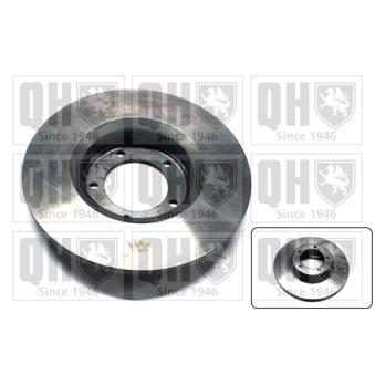 Jeu de 2 disques de frein avant QUINTON HAZELL OEM 4351235020