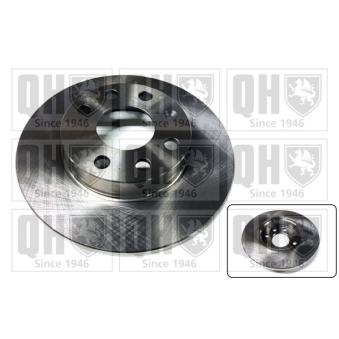 Jeu de 2 disques de frein avant QUINTON HAZELL BDC3388 pour OPEL KADETT 1.4 i - 60cv