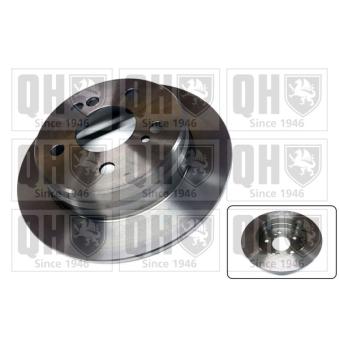 Jeu de 2 disques de frein arrière QUINTON HAZELL BDC3447 pour FIAT FREEMONT E 250 Turbo D - 126cv