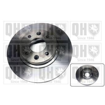 Jeu de 2 disques de frein avant QUINTON HAZELL OEM 7700715412