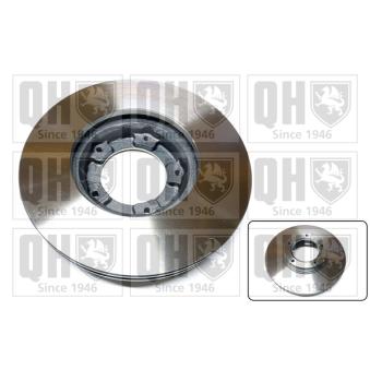 Jeu de 2 disques de frein avant QUINTON HAZELL OEM 4351235260