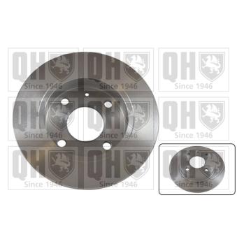 Jeu de 2 disques de frein avant QUINTON HAZELL OEM 6191063