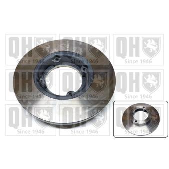 Jeu de 2 disques de frein avant QUINTON HAZELL [BDC3740]