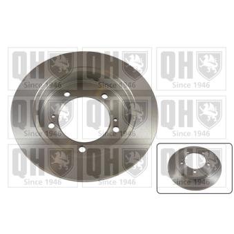 Jeu de 2 disques de frein avant QUINTON HAZELL BDC3779 pour LEXUS ES 1.3 - 60cv